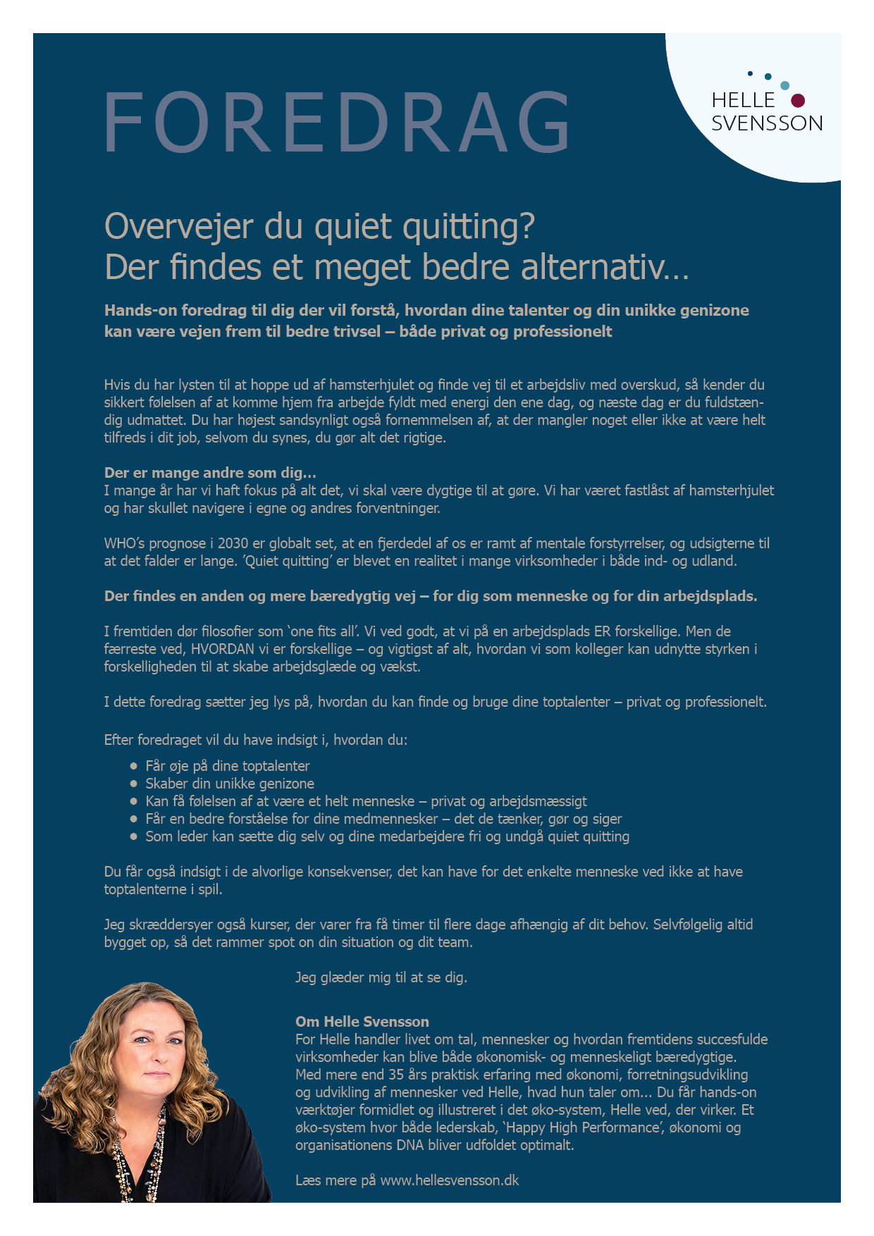 Foredrag: Overvejer du quiet quitting